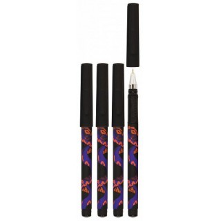 Ручка маслян. LOREX BLESSED Double Soft синий 0,7 мм дизайн кругл. корп. ultra-soft touch грип игольчатый наконечник LXOPDS-BL Китай
