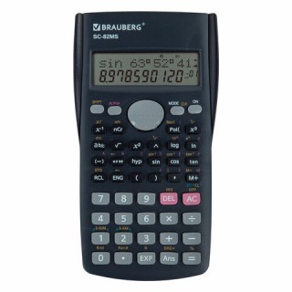 Калькулятор инженерный BRAUBERG SC-82MS (158х85 мм), 240 функций, 10+2 разрядов, темно-синий, 271721, Китай