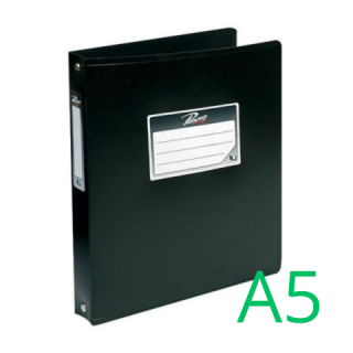 Папка с кольцами Регистр А5 4 кольца 650 мкм 25 мм ассорти пластик песок A5254/ASS Россия