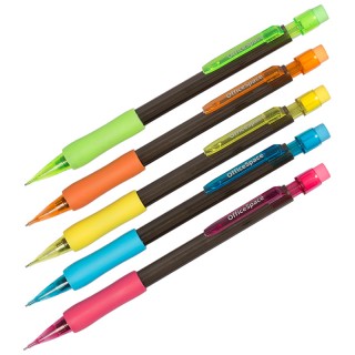 Карандаш механический OfficeSpace 0,7мм, грип, с ластиком, ассорти, XP820C_3620, Китай, XP820C_3620, Китай