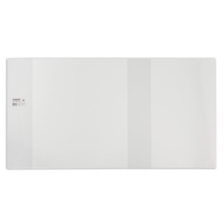 Обложка ПЭ со штрихкодом для рабочих тетрадей и прописей Горецкого, ПЛОТНАЯ, 140 мкм, 243х455 мм, прозрачная, ПИФАГОР, 229378 Россия