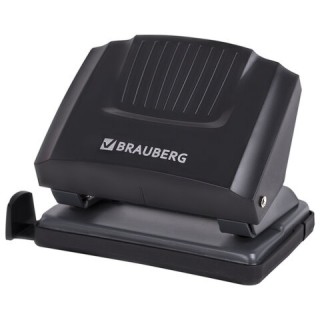 Дырокол BRAUBERG "SUPER", до 20 листов, черный, 272742, Китай