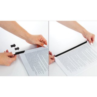 Скрепкошины для быстрого переплета BRAUBERG, КОМПЛЕКТ 10 шт., ширина 10 мм (до 50 листов), ЧЕРНЫЕ, 228324 Китай