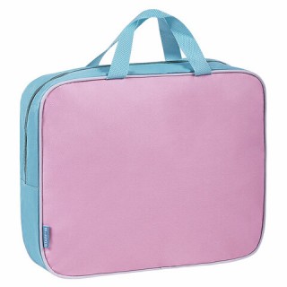 Папка на молнии с ручками STAFF EVERYDAY А4, 1 отделение, полиэстер, 80 мм, нежно-розовая, 271488 Китай