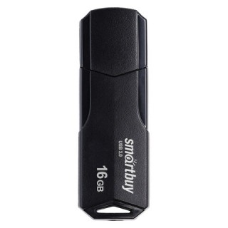 Флеш-диск 16 GB SMARTBUY Clue USB 2.0, черный, SB16GBCLU-K, Китай