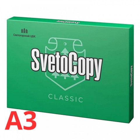 Бумага A3 80г/м 500л "Svetocopy new" , Россия